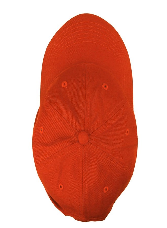 Falari 12-Pack Classic Baseball Cap 100% Cotton Soft Adjustable Size A1814-12PACK Orange - Image 5