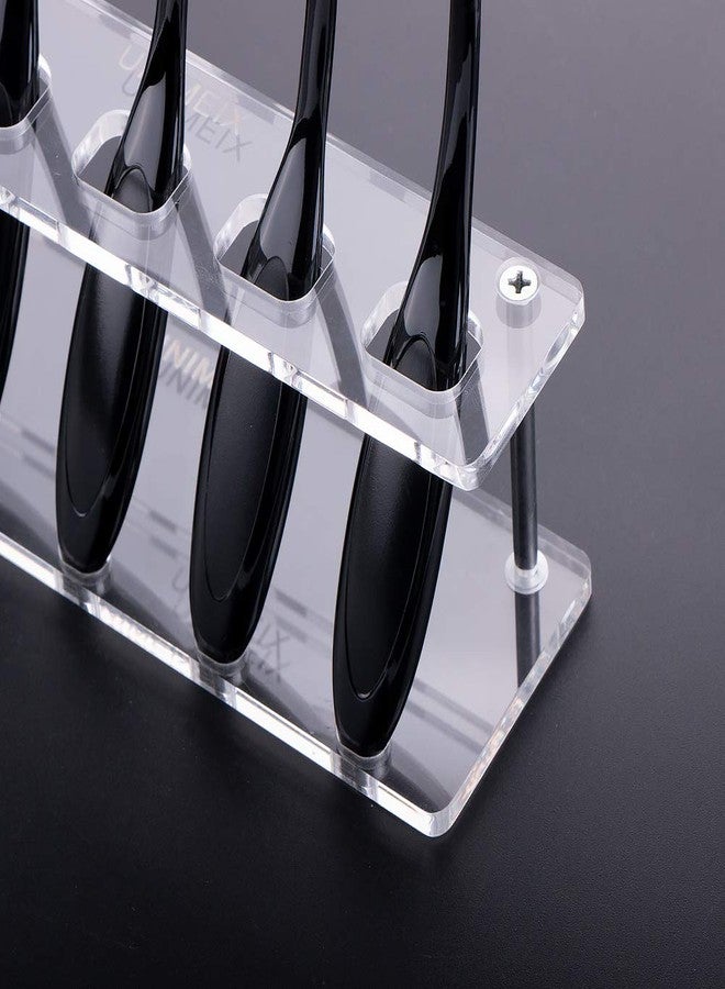 UNIMEIX 5 Pack Blending Brush for Card Making Crafting Ink Blender Brushes Set Tool Paper Background Brush Drawing Scrapbooking & Stamping Supplies (Brown) - Image 5