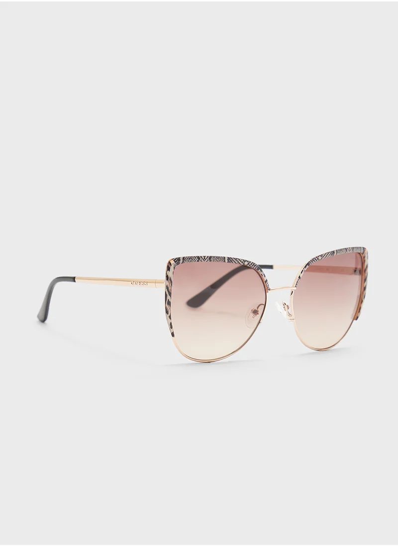 جس Gu0021728F59 Cat Eye Sunglasses