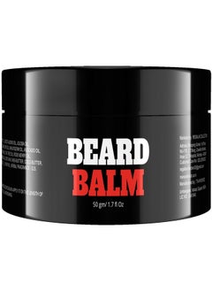 Mancode Beard Balm For Men 50Gm | Softens Moisturizes Mooch & Beard | Long Lasting Nourishment | Prevents Dryness | Boost Shine And Volumizes Beards Beeswax Shea Butter And Essential Oils Pack Of 1