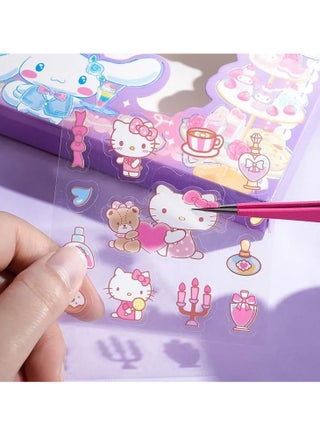 100 Sheets Cute Anime Girl Stickers, Vinyl Cartoon Aesthetic Decorative Sticker Set, Ideal for Scrapbooking, Journaling, Laptops, and Room Decoration - view 3