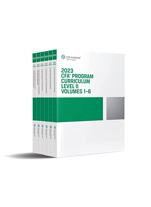 2023 Cfa Program Curriculum Level Ii Box Set 