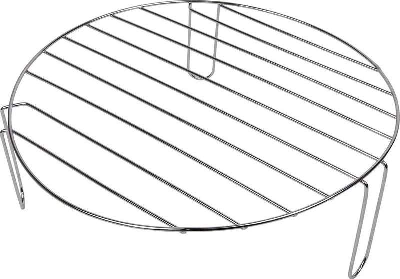 INDIAN DECOR رفوف فرن هالوجين كلاسيك OGFC 31465 | عبوة من 2 تشمل الرف العالي والمنخفض | قطر 25 سم لأفران سعة 10-12 لتر - Image 1