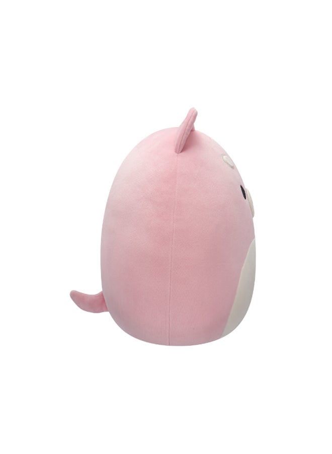 Squishmallows 12 inch Medium Plush Etude Pink Shiba with Sakura Flowers Officially Licensed Kellytoy Plush Toy Colorful Soft Gift for Kids Girls & Boys Washable Squishy Stuff Toy Multicolor All Age  - Image 3