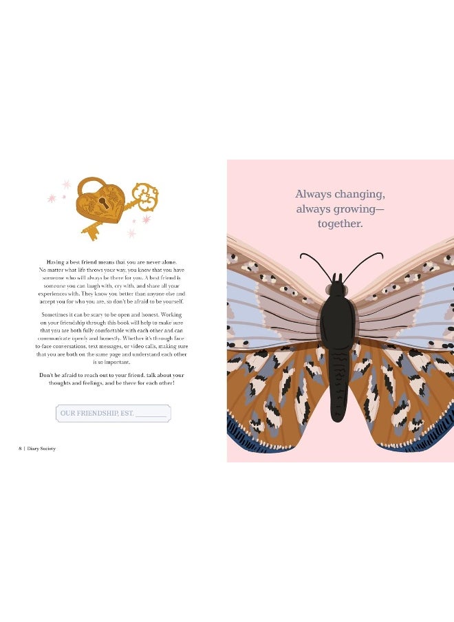 Shared Diary Society for Friends: A Bold & Brave Question & Answer Book--Fill It in & Pass It on  - Image 5