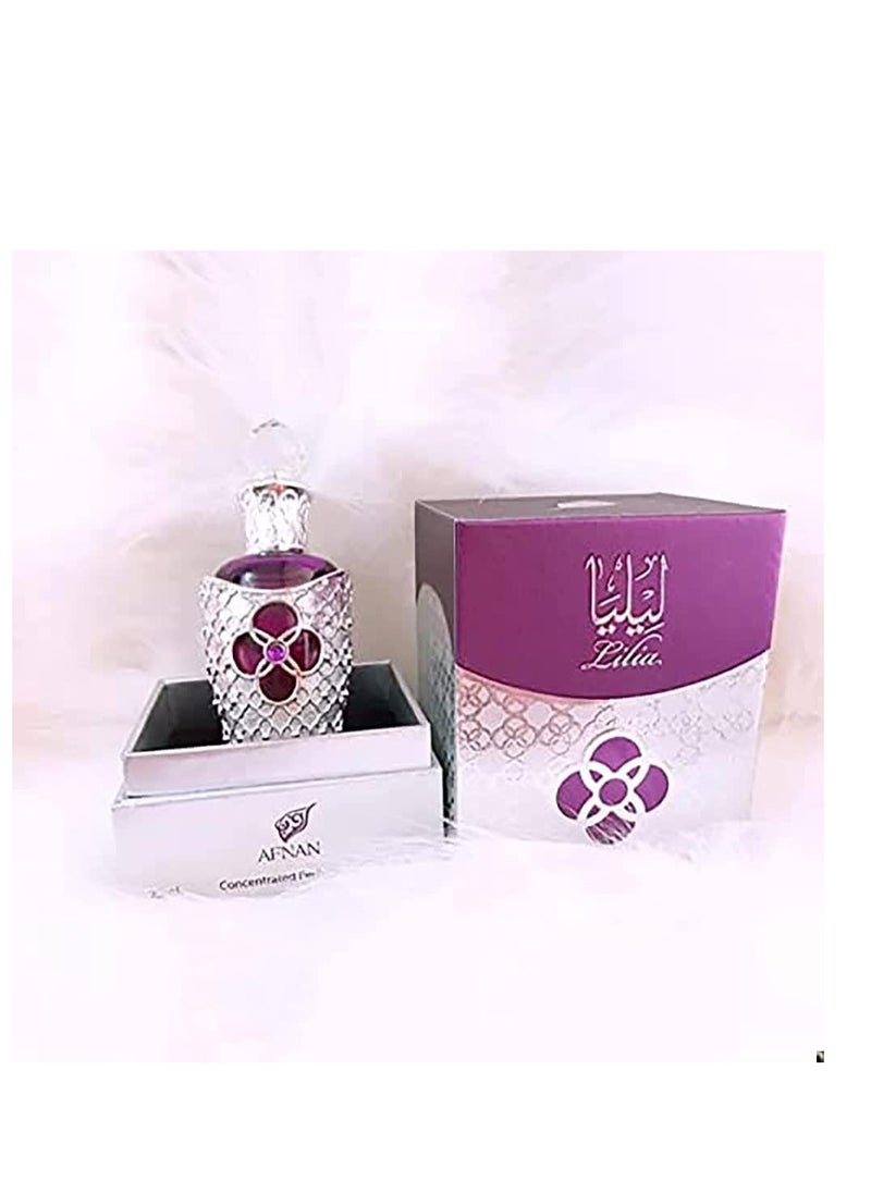 Afnan Lilia Concentrated Perfume Oil, Attar Oil Cpo 25 Ml  - Image 4