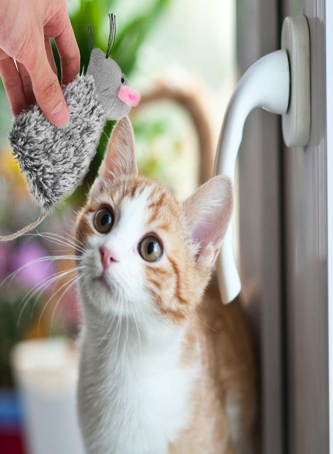 SHINEOFI 3pcs Interactive Cat Toys, Plush Kitten Toys, Small Teaser Pet Model for Indoor Cats Interactive Game Exercise Play - Image 4