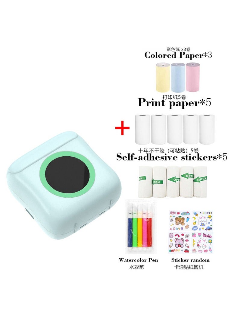 Healife Mini Portable Bluetooth Thermal Printer, Wireless Sticker and Photo Printer for Learning and Office Use - Image 1