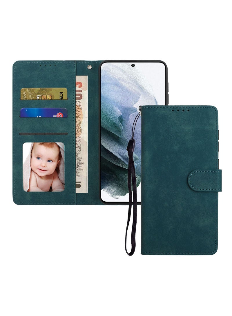 Suteni Flip Cover Card Slots Leather Phone Case for Samsung - Image 2