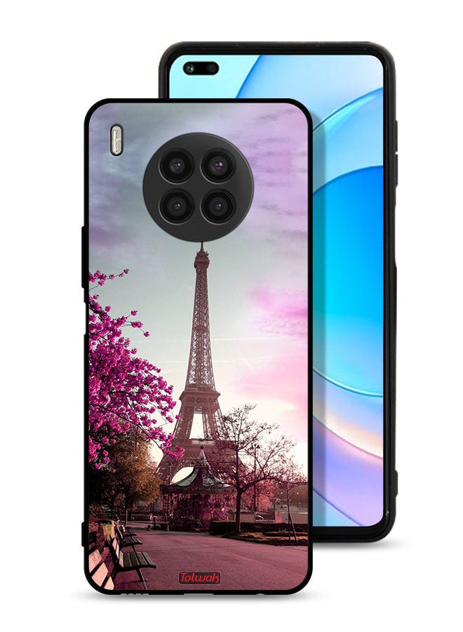 Tolwak Huawei nova 8i Protective Case Cover Eiffel Tower - Image 1