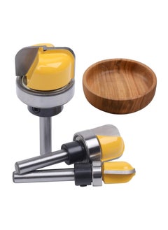 Y&D Dish Carving Router Bits, 1/4 Inch Shank Bowl and Tray Template Bit Set with Ball Bearing, Suitable for All Woodworking Enthusiasts Beginners, Types of Wood Materials(3Pcs )  - Image 2