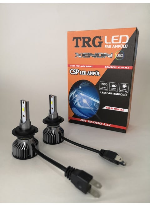 H7 LED Xenon Bulb 8000K Lightning Effect