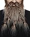 Mustaches Self Adhesive Novelty Viking Dwarf Fake Beard False Facial Hair Costume Accessory for Adults Brown with Gray Color - Image 2