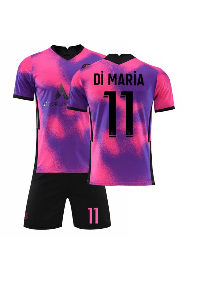 Paris Pink Football Jersey Set, Sizes 7, 10, And 30, Large Quantity For Trendy Pink Color