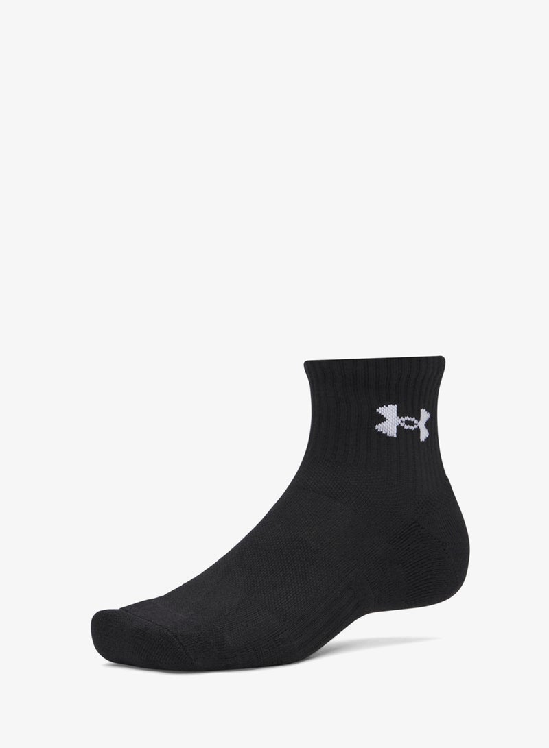UNDER ARMOUR 3 Pack Performance Quarter Socks - Image 1