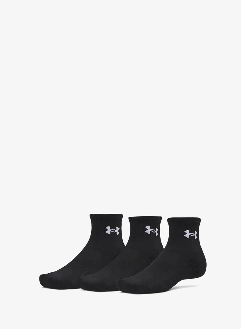 UNDER ARMOUR  3 Pack Performance Quarter Socks  | Best Price UAE