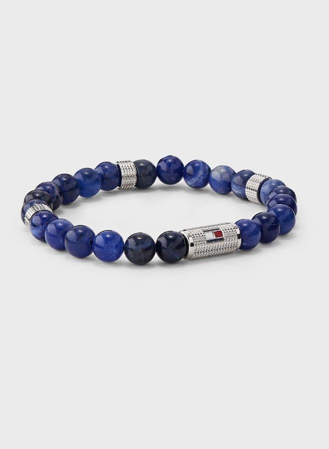 TOMMY HILFIGER Mens Beaded Bracelet With Lava Stones - 2790436 - Image 1