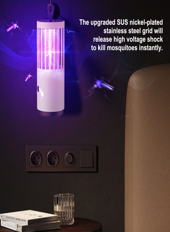 Household Mosquito Killer Lamp Electric Mosquito Zapper Killing Lamp Portable Mosquito Trap Lamp for Indoor Outdoor Use - Image 3