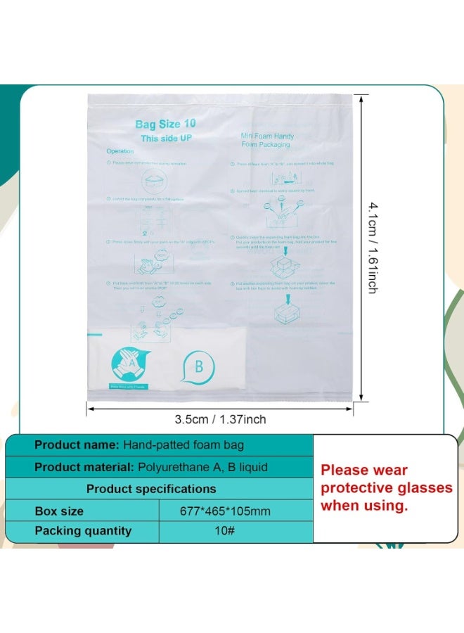 8Pcs 14x16 Inch Expanding Foam Packaging for PC Components & Valuables, Self-Forming Cushioning Material for Electronics/Unique-Form Devices, Shape-Conforming Shipping Protection - Image 2