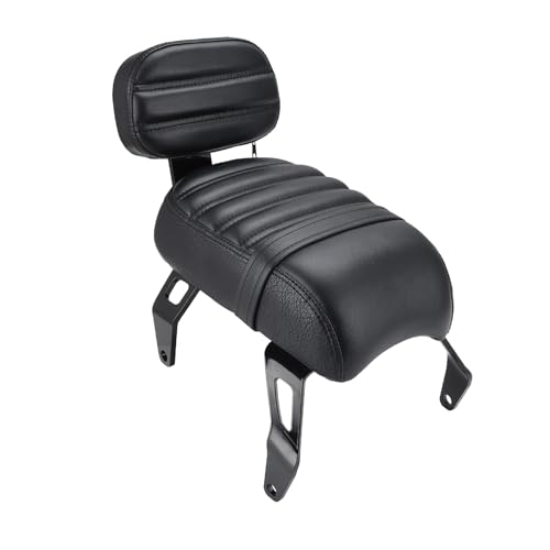 Aferrizu Motorcycle seat Passenger Seat Backrest Compatible with Indian Scout Bobber 2018-2024 Replace OEM Number: 2882853-VBA (Black) - Image 3