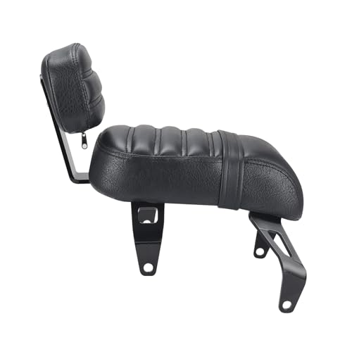 Aferrizu Motorcycle seat Passenger Seat Backrest Compatible with Indian Scout Bobber 2018-2024 Replace OEM Number: 2882853-VBA (Black) - Image 4