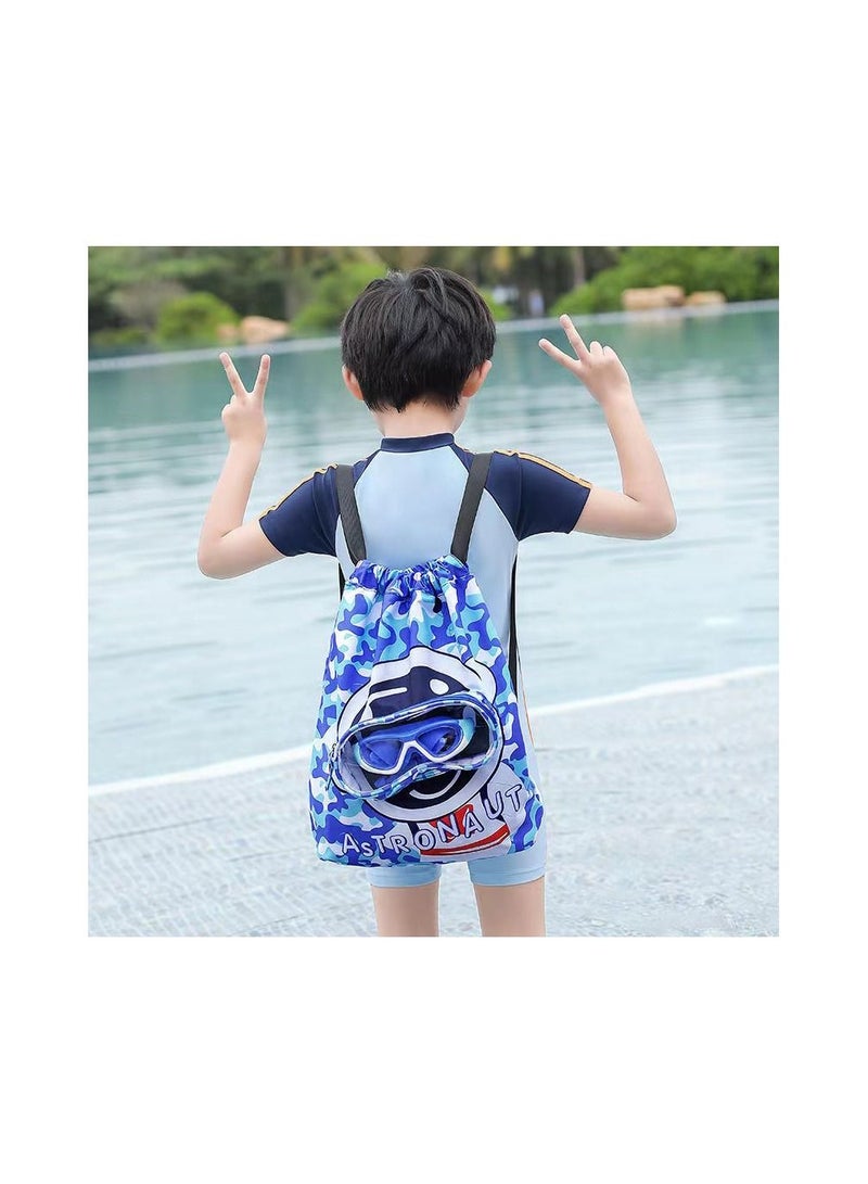 Generic 1-Piece Dry Wet Separation Fitness Bag,Waterproof Beach Swimming Bag Storage Backpack,Sports Equipment Swimming Bag,School Dry and Wet Separated Backpack with Storage Layer for Special Items  - Image 1