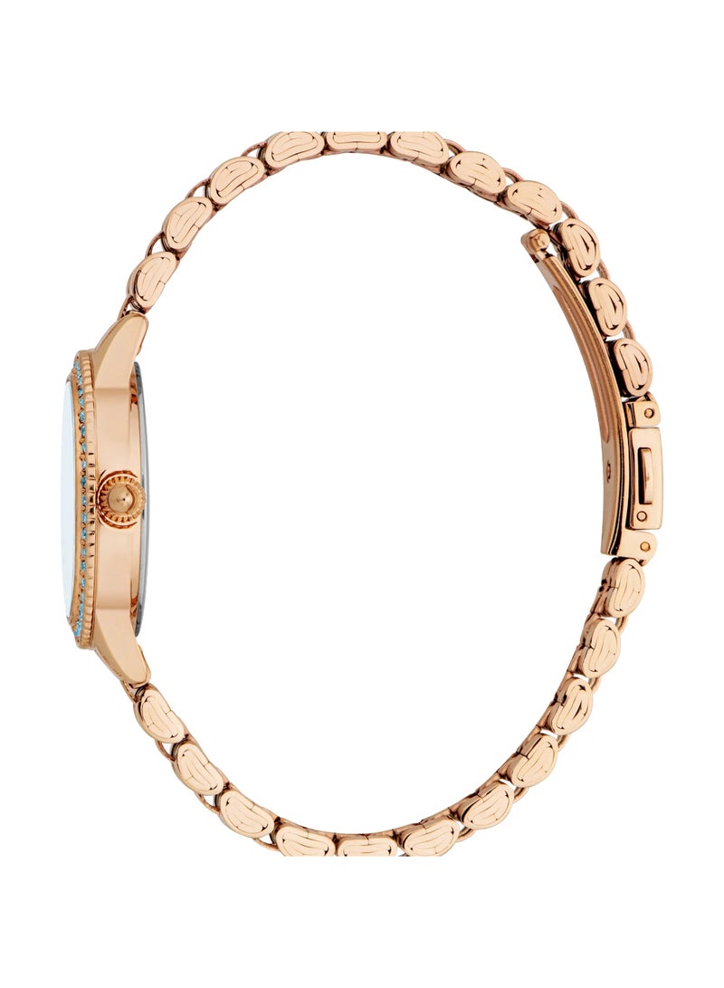 Just Cavalli ساعة نسائية ليدي فوروارد Jc1L316M0085 - كواتز أنثوي من الفولاذ المقاوم للصدأ 3 عقارب - Image 2