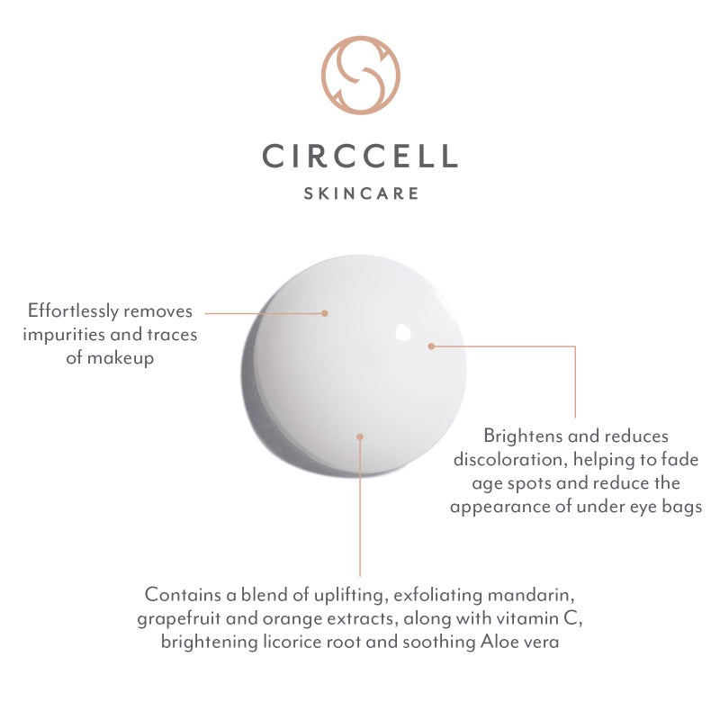 CIRCCELL Mandarin Cleansing Milk â€“ Hydrating & Brightening Face Cleanser with Fruit Extracts â€“Anti-Aging Facial Cleanser â€“ Rich, Creamy Cleansing Milk Removes Makeup â€“ Suitable for All Skin Types - Image 3