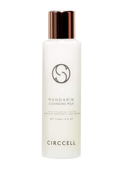 CIRCCELL CIRCCELL Mandarin Cleansing Milk – Hydrating & Brightening Face Cleanser with Fruit Extracts –Anti-Aging Facial Cleanser – Rich, Creamy Cleansing Milk Removes Makeup – Suitable for All Skin Types  - Image 1