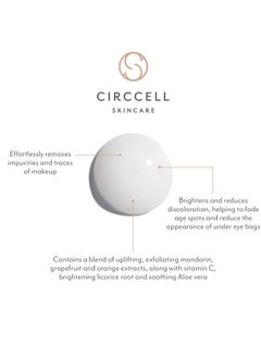 CIRCCELL CIRCCELL Mandarin Cleansing Milk – Hydrating & Brightening Face Cleanser with Fruit Extracts –Anti-Aging Facial Cleanser – Rich, Creamy Cleansing Milk Removes Makeup – Suitable for All Skin Types  - Image 4