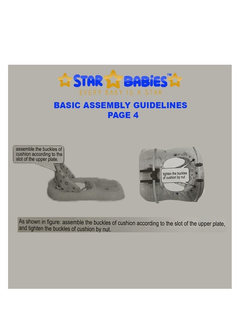 ستار بيبيز ستار بيبي ووكر مع عجلات بيبي ووكر - أزرق داكن - Image 5