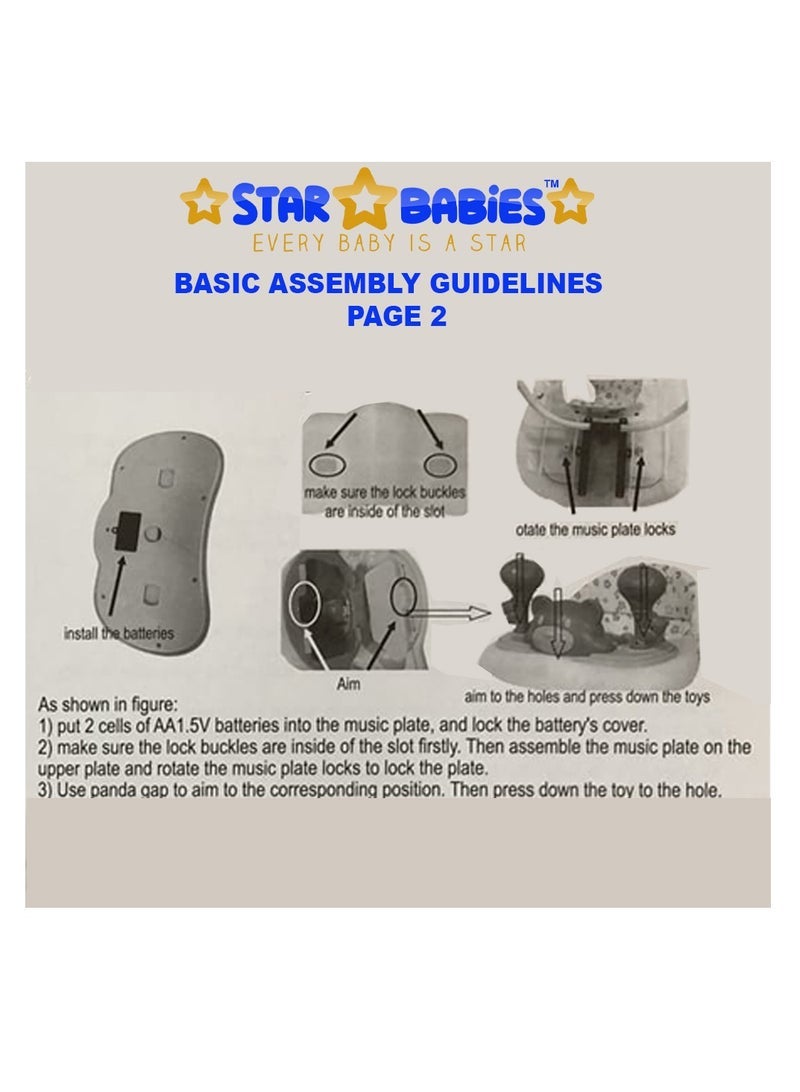 ستار بيبيز ستار بيبي ووكر مع عجلات بيبي ووكر - أزرق داكن - Image 4