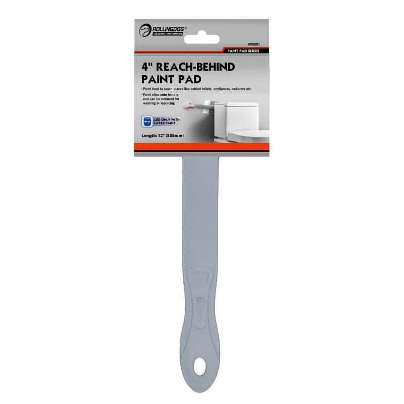 ROLLINGDOG 4" Reach-Behind Paint Pad - Paint Pad for Hard to Reach Places,for Behind Toilets, appliances and radiators - Image 1