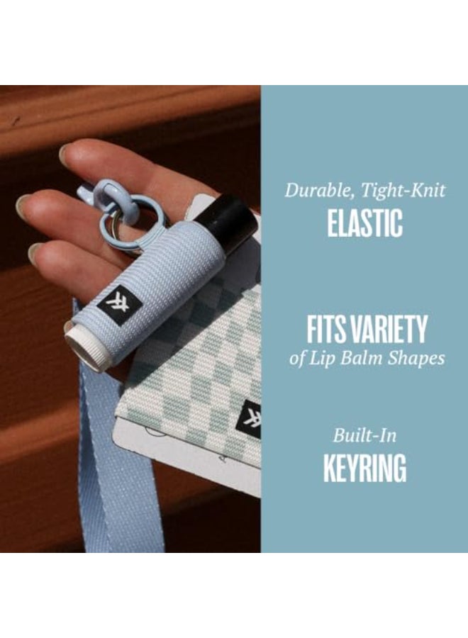 Thread Wallets Elastic Lip Balm and Gloss Holder Keychain Sanders - Image 3