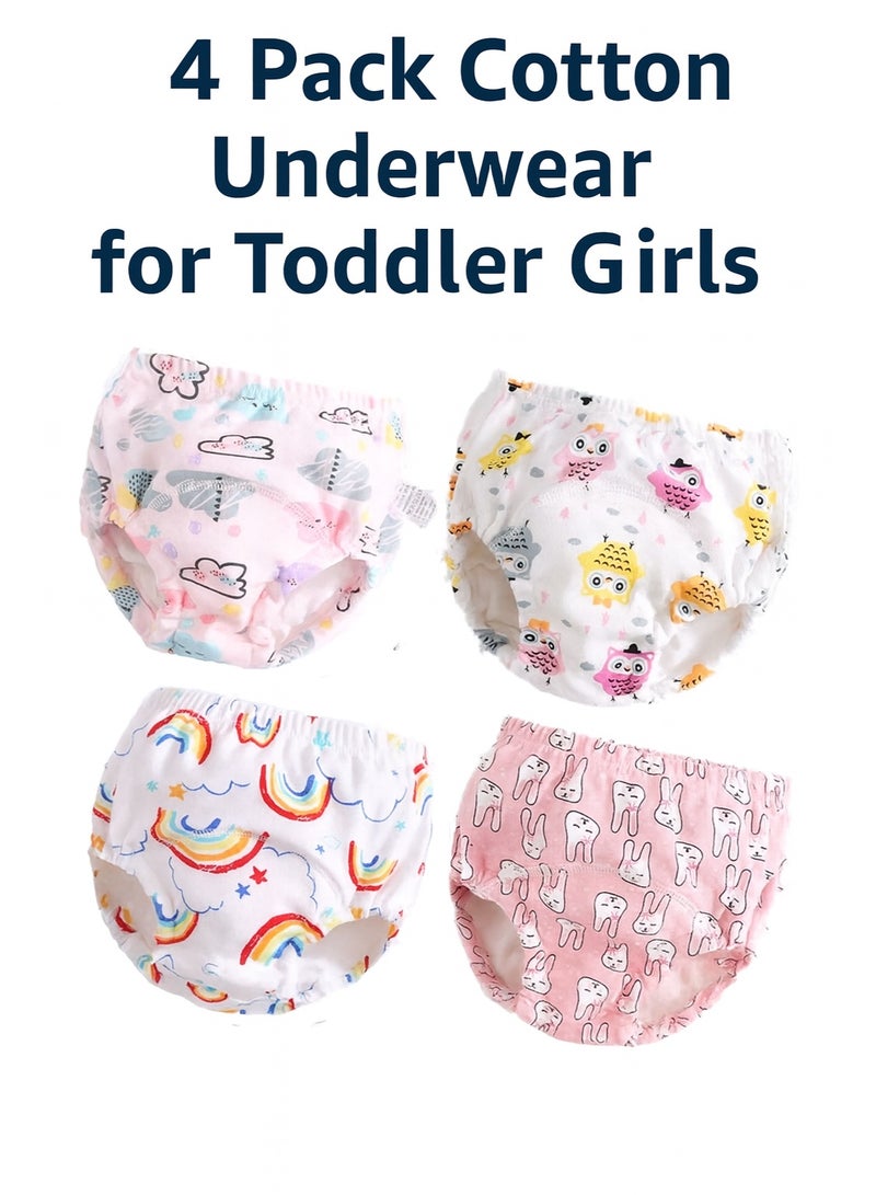 Eco Mom 4 Pieces Training Pants Strong Absorbent Toddler Potty Training Underwear for Baby and Toddlers UNISEX (6-Layers) 12KG-18KG (2-4 Years Old) LARGE, multi-color - Image 5