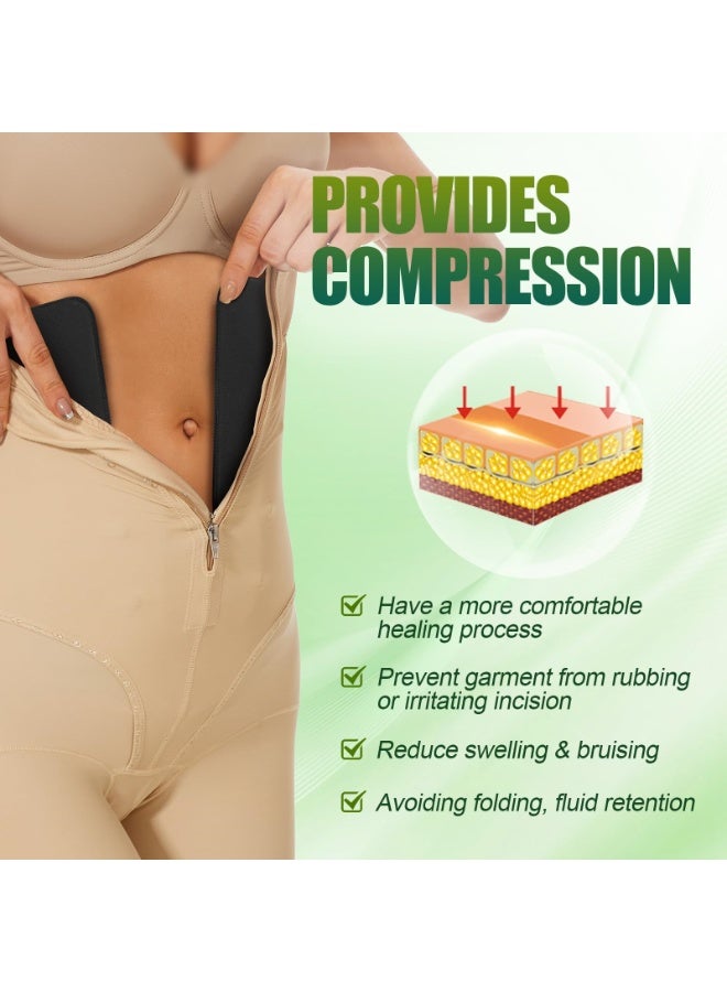 RTYY 2Pcs Lipo Foam Pads, Women Lipo Side Foam Lateral Protectors Flattening Boards for Liposuction Post Surgery Recovery, Abdominal Compression Board Preventing Skin Sagging Post Surgery Foam Sheets for Use with Post Liposuction Surgery Garments,Flattening Compression for Recovery - Image 2