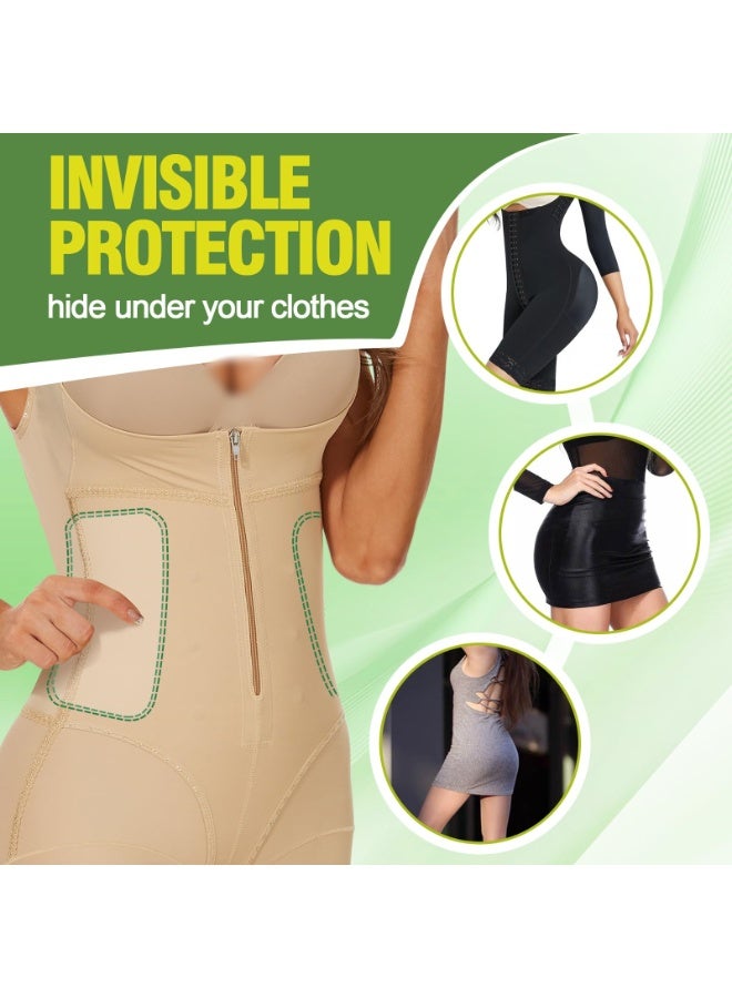 RTYY 2Pcs Lipo Foam Pads, Women Lipo Side Foam Lateral Protectors Flattening Boards for Liposuction Post Surgery Recovery, Abdominal Compression Board Preventing Skin Sagging Post Surgery Foam Sheets for Use with Post Liposuction Surgery Garments,Flattening Compression for Recovery - Image 5