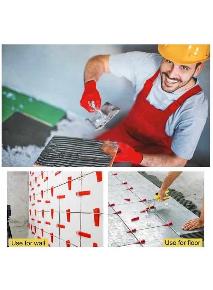 China Made Tile Leveling System with Tile Plier, 300 PCS Tile Spacers Clips and 100 PCS Reusable Wedges - Image 3