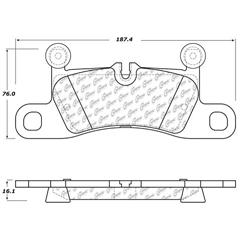 StopTech 105.14530 Brake Pad, Ceramic - Image 1