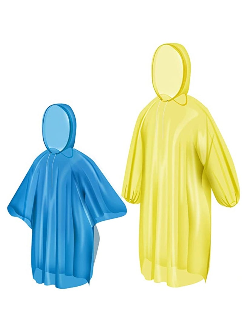 Ponchos Family Pack, Rain Poncho for Adults and Kids (3 pack of Adults，2 pack of Kids) - pzsku/Z22FC8B6528EF36BCD886Z/45/_/1653041120/31bb4b02-86a6-4aec-ab45-0b58b4ebeac8