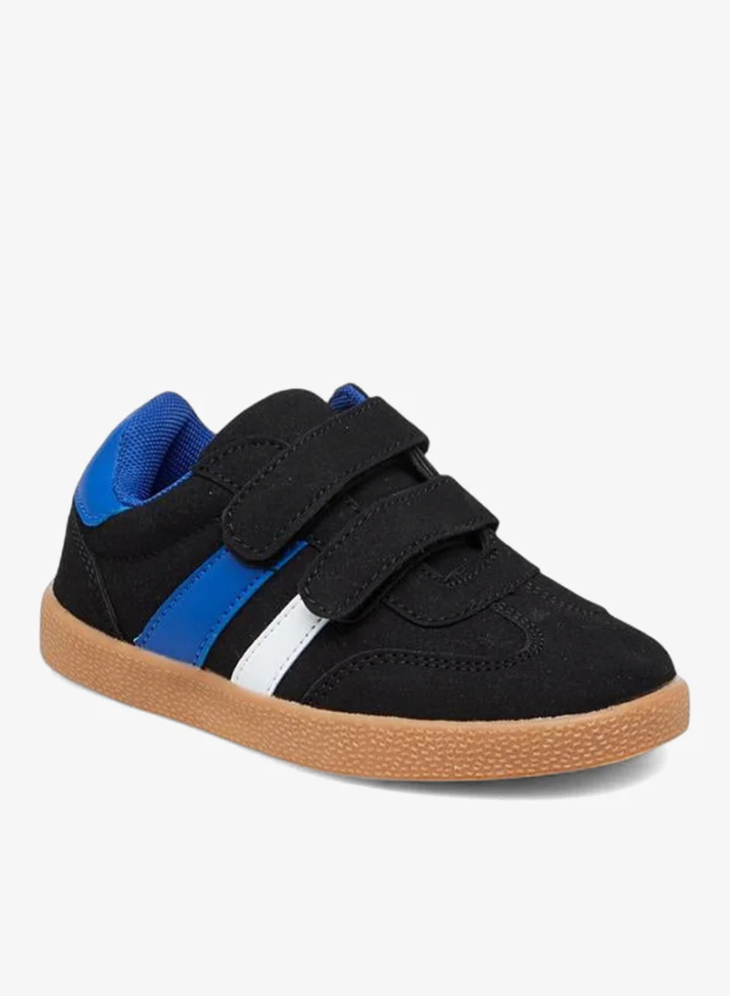 LBL By Shoexpress Panelled School Sneakers With Hook And Loop Closure