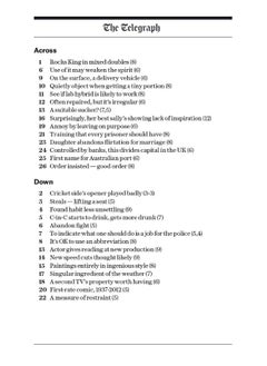 The Telegraph Large Print Cryptic Crosswords 1  - Image 2