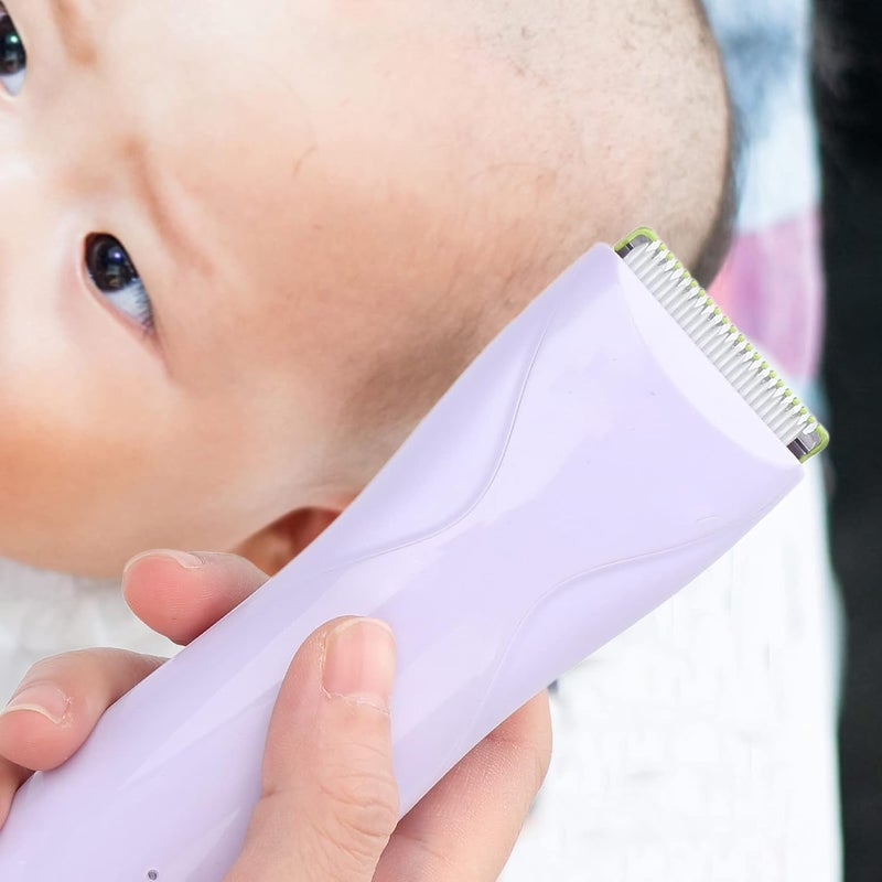 klarako Kids Hair Cutting Kit, Portable Low Noise Ipx7 Waterproof Electric Hair Clipper Trimmer for Baby - Image 4