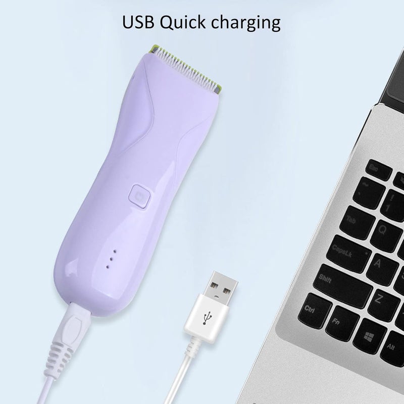 klarako Kids Hair Cutting Kit, Portable Low Noise Ipx7 Waterproof Electric Hair Clipper Trimmer for Baby - Image 5