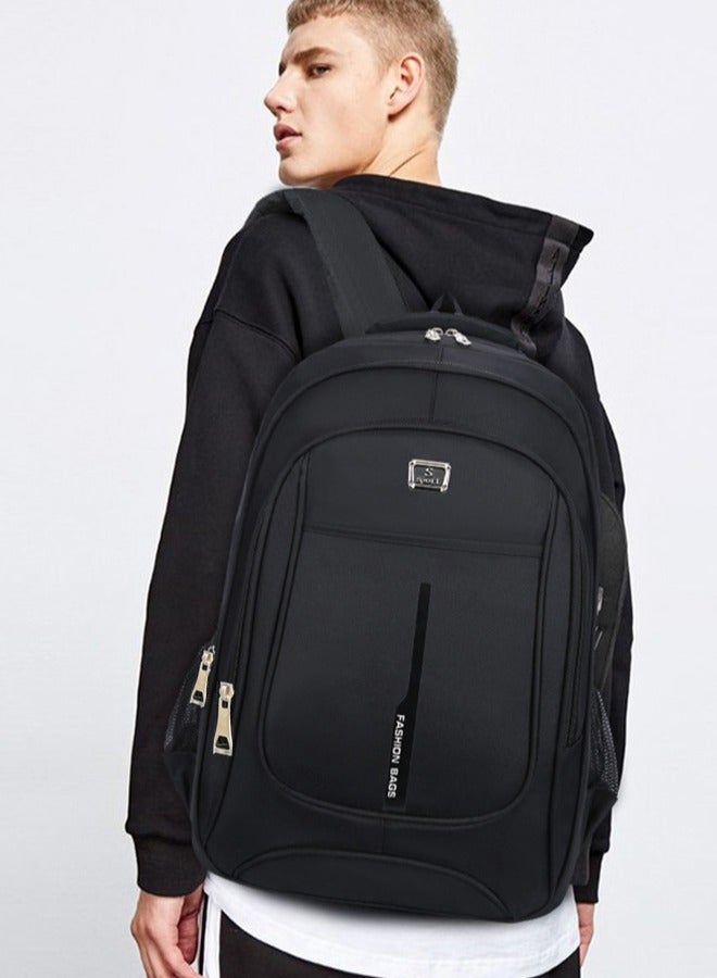 wowofa Business Laptop Bag, Classic Waterproof Travel Backpack Fits 15.6 Inch Computer Notebook with Inner Organizer for Men, Black - Image 1