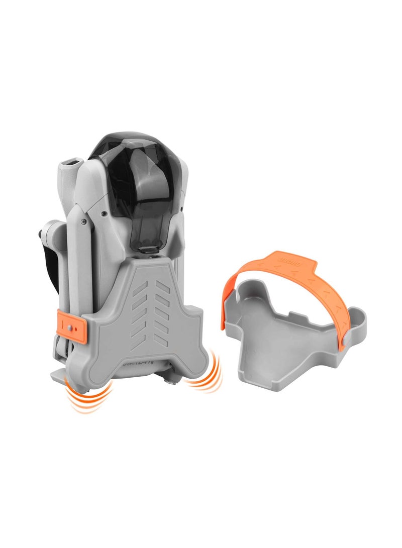 SYOSI Propeller Protector for DJI Mini 3 Mini 3 Propeller Holder Mini 3 Pro Prop Guard Strap Mini 3 Pro Prop Guard Strap RC Drone Accessories for Mini 3 Mini 3 Pro Propeller Stabilizer(Orange)  - Image 1