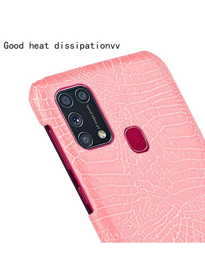 Zaboon Case For Galaxy M31 Shockproof Crocodile Texture PC + PU Case - Image 5