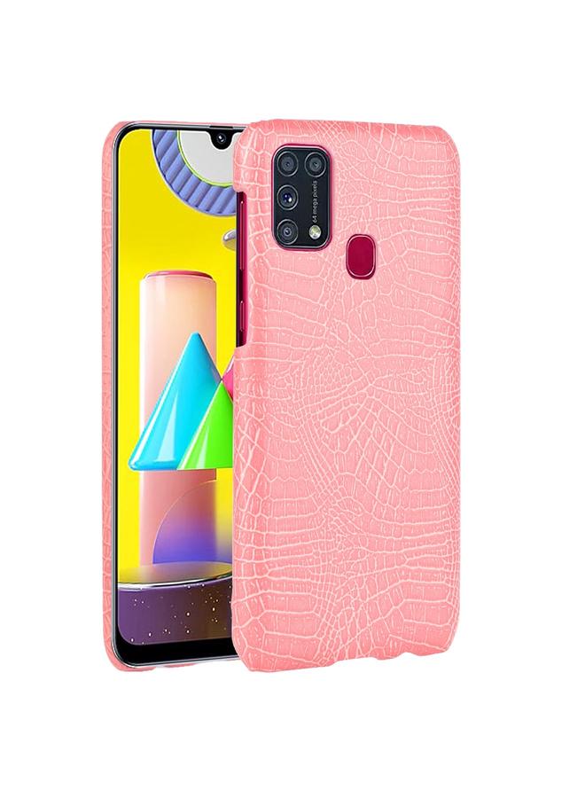 Zaboon Case For Galaxy M31 Shockproof Crocodile Texture PC + PU Case - Image 1