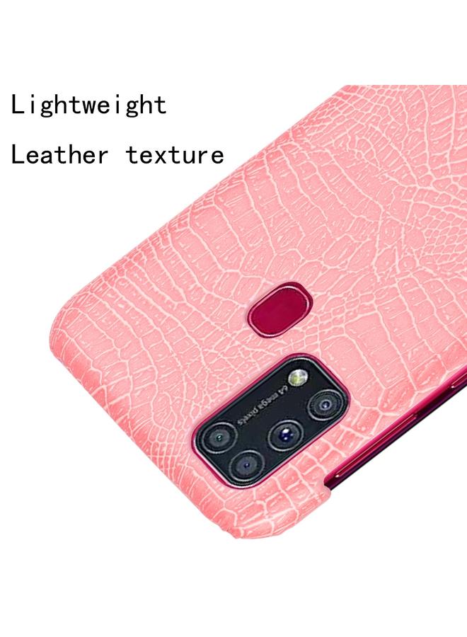 Zaboon Case For Galaxy M31 Shockproof Crocodile Texture PC + PU Case - Image 4