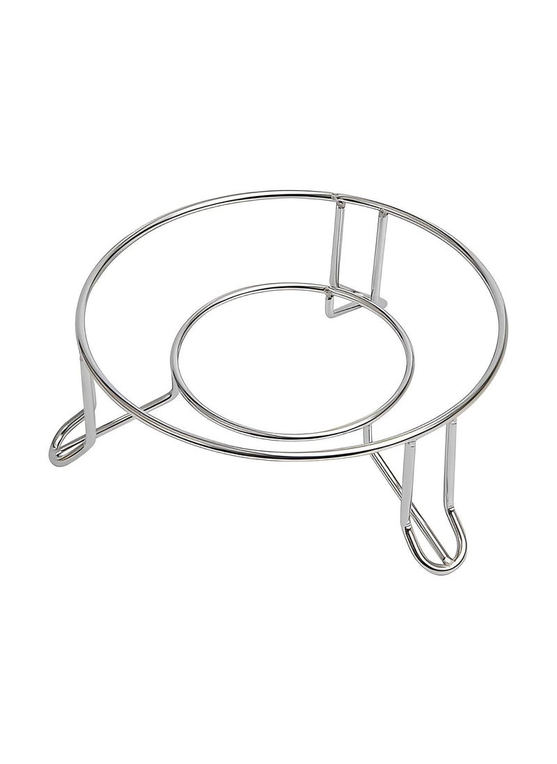 Generic - Stainless Steel Steamer Basket Wok Ring Support Stand Insulated Pot Mats Cookware Ring Gas Stove Rack - Image 1
